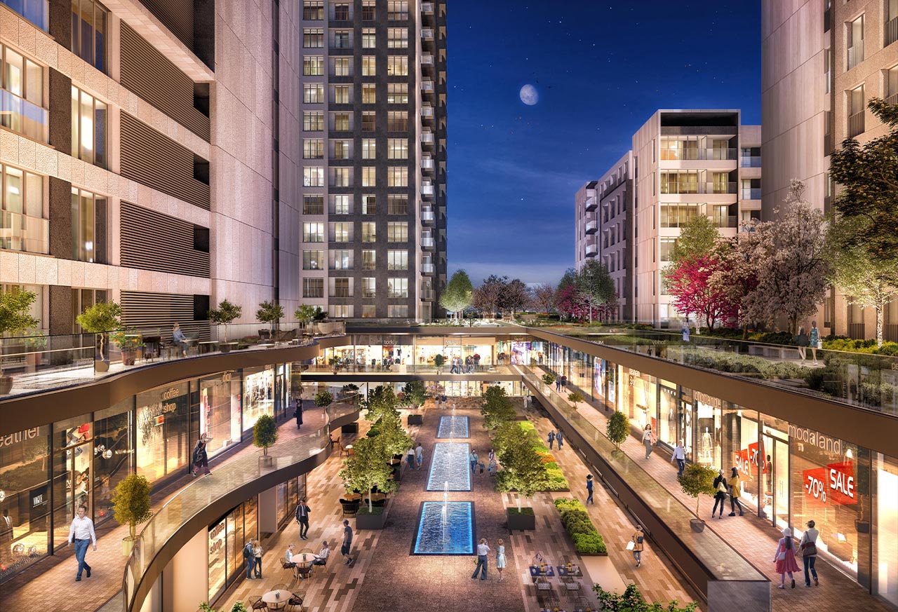 Enjoy panoramic view of Princes Islands from your smart apartment balcony in Istanbul’s Maltepe