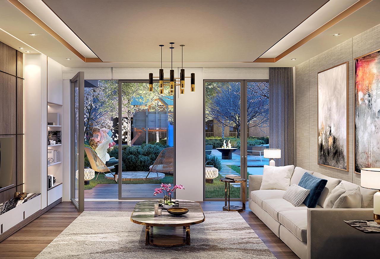 Enjoy panoramic view of Princes Islands from your smart apartment balcony in Istanbul’s Maltepe