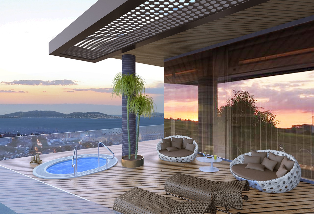 Enjoy sea view from your ready apartment in Istanbul’s Kartal